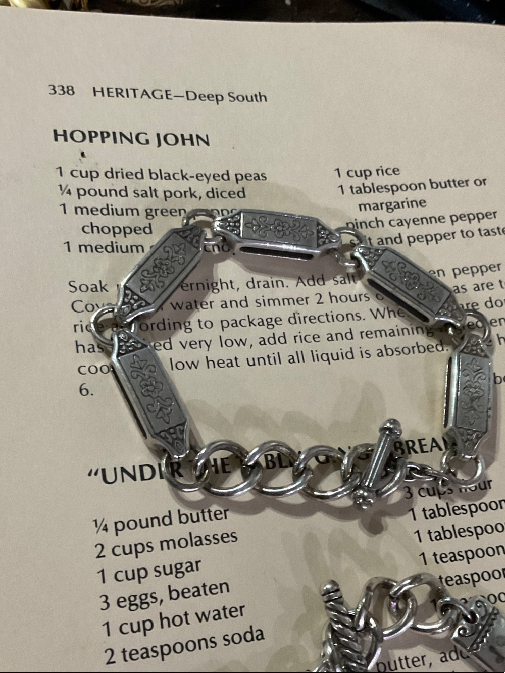 2 Brighton Silver Floral Link Charm Bracelets - Picture 4 of 4